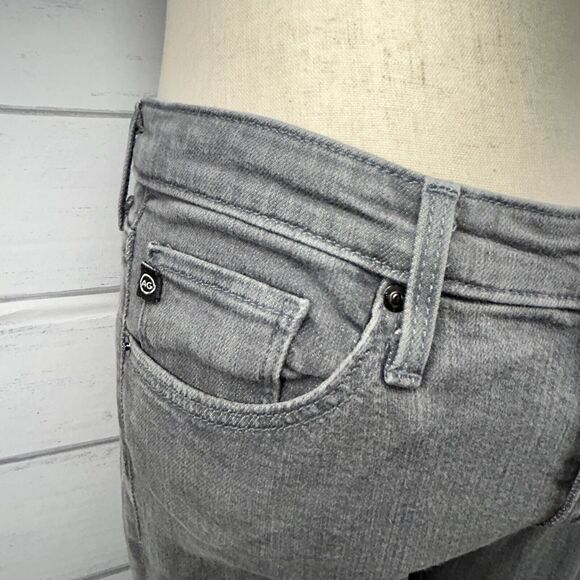 AG Adriano Goldschmied Womens Slim Straight Leg Stevie Ankle Jeans Gray Size 28 - Picture 8 of 12